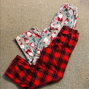 Carter’s Festive Santa and Plaid Kids Pajama Set